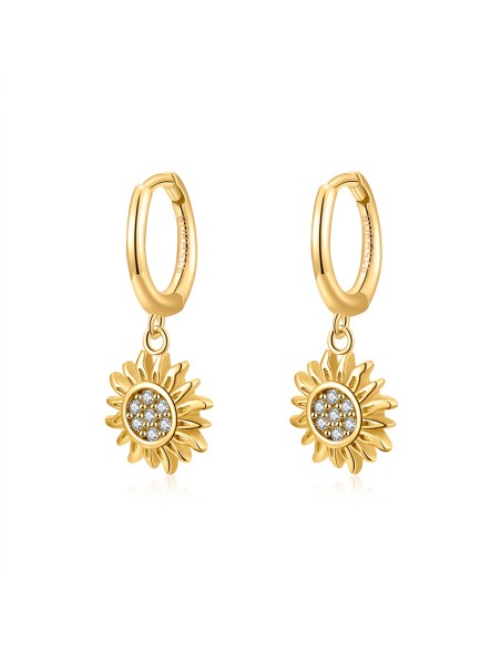 Pendientes Circonita - Sol