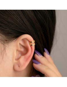 Pendientes Circonita - Earcuff - Estrella 2