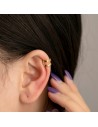 Pendientes Circonita - Earcuff - Estrella