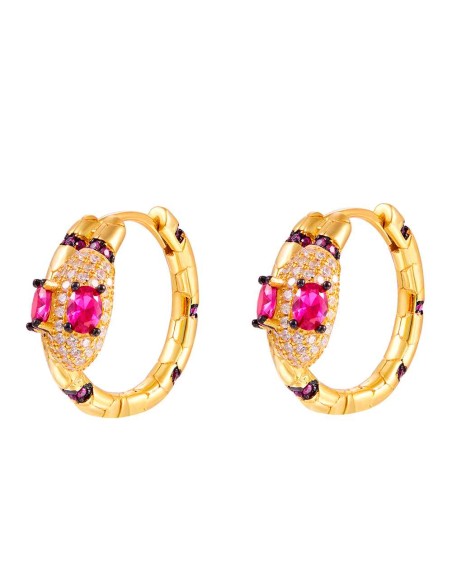 Pendientes Circonita - Serpiente