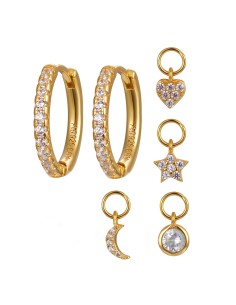 Pendientes Circonita - 4 Charms 2