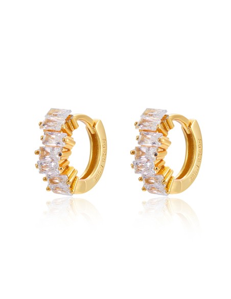 Pendientes Circonita - Aro