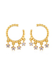 Pendientes Circonita - Earcuff 2