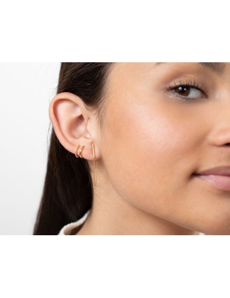 Pendientes Circonita - Palo Cadena