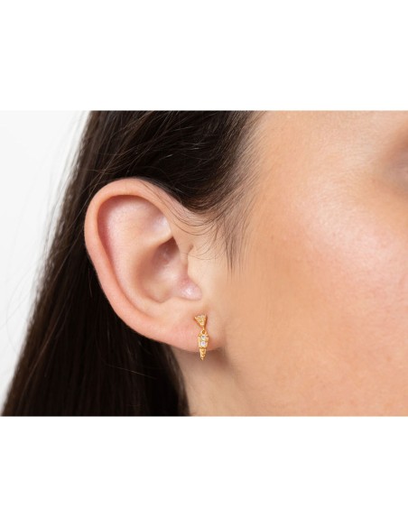 Pendientes Circonita - Triangulo