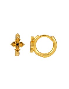 Pendientes Circonita - Cruz 2