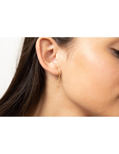 Pendientes Circonita - Serpiente - Circonita
