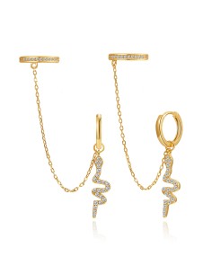 Pendientes Circonita - Serpiente - Circonita 2