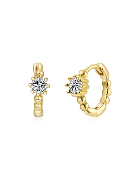 Pendientes Aro - Circonita