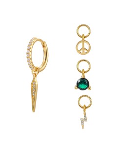 Pendiente Circonita - 4 Charms 2