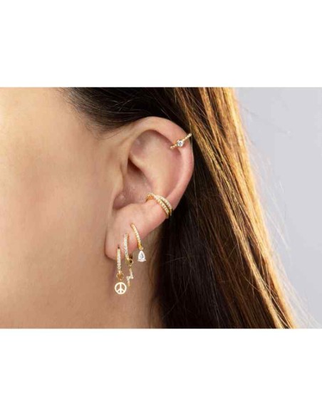 Pendiente Circonita - 4 Charms