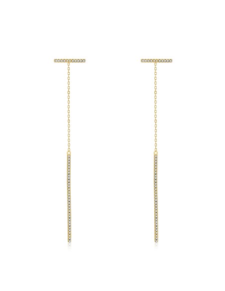 Pendientes Circonita - Cadena - Circonita