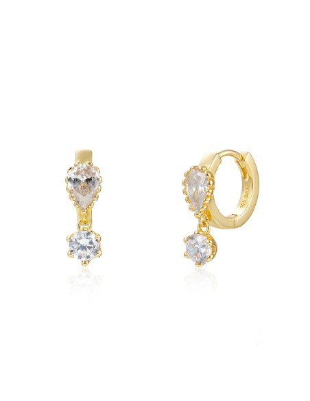 Pendientes Aro Circonita 11 mm Pendientes Aro Circonita 11 mm