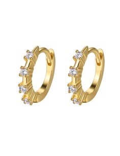 Pendiente Aro - 12mm - Circonita 2