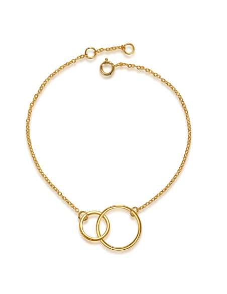 Pulsera Plata - Circulos 22mm