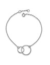 Pulsera Plata - Circulos 22mm