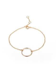 Pulsera Plata - Circulo 15mm 2