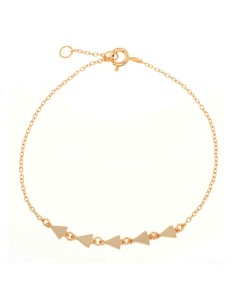 Pulsera Plata - Triangulos 5mm 2