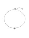 Pulsera Plata - Estrella 8mm