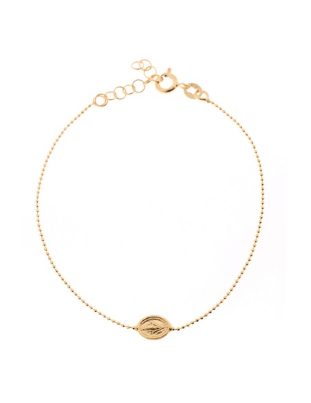 Pulsera Plata 925 - Virgen 10mm