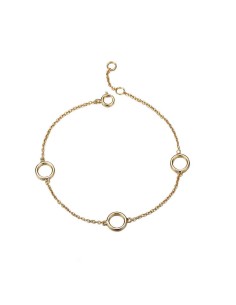 Pulsera Plata - Circulos 8mm 2