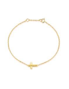 Pulsera Plata - Cruz 11mm 2