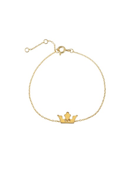Pulsera Plata - Corona 12*5mm
