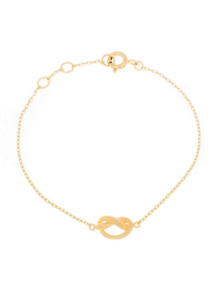 Pulsera Plata - Nudo 10mm