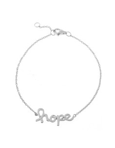 Pulsera Plata - Hope 11*22mm 2