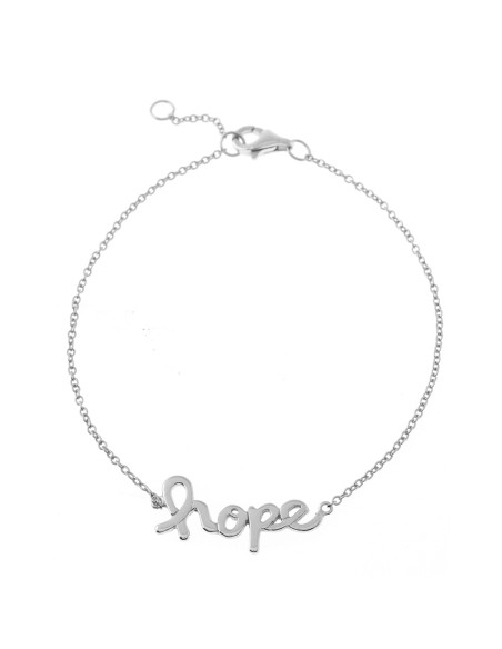 Pulsera Plata - Hope 11*22mm