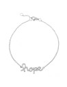 Pulsera Plata - Hope 11*22mm