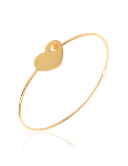 Pulsera Plata - Corazon 17mm