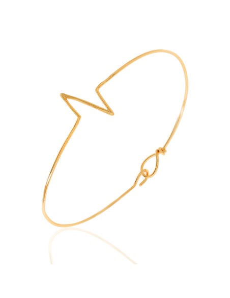 Pulsera Plata - Ondas 18mm