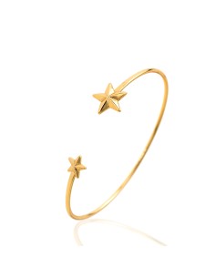 Pulsera Plata - Estrella 11 y 7mm 2