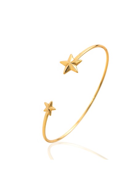 Pulsera Plata - Estrella 11 y 7mm