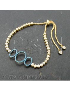 Pulsera Circonita - 3 Circulos 2