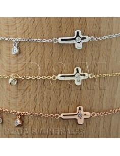 Pulsera Circonita - Cruz 2