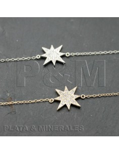 Pulsera Circonita - Estrella 13mm 2