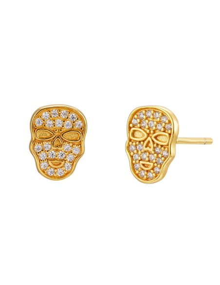 Pendientes Circonita - Calavera