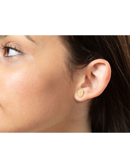 Pendientes Circonita - Calavera