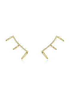 Pendientes Earcuff - Circonita Blanca 2