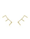 Pendientes Earcuff - Circonita Blanca