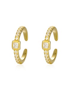 Pendientes Earcuff - Circonita Blanca 2