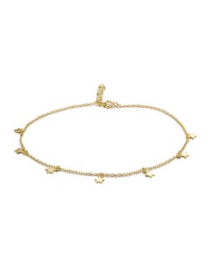 Tobillera Plata - Estrellas 4mm 2