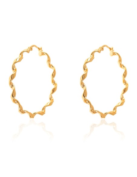 Pendientes Trenzado Aro - 31 mm