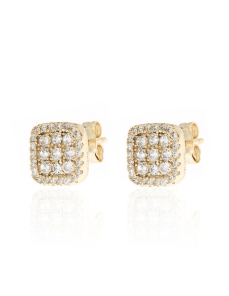 Pendientes Circonita - Cuadrado 9*9 Pendientes Circonita - Cuadrado 9*9