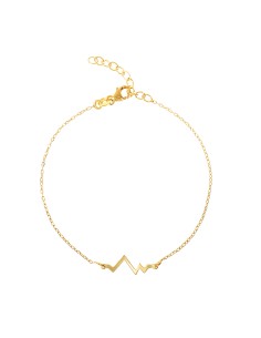 Pulsera Plata - Ondas 17mm 2