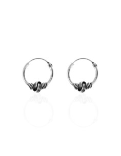 Pendientes Bali Circulos - 12 mm - 5 Pairs 2