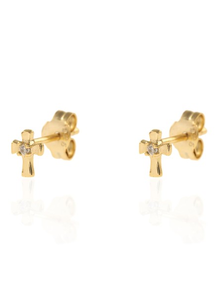 Pendientes Circonita - Cruz Pendientes Circonita - Cruz