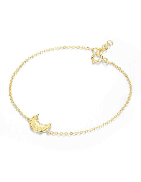 Pulsera Plata - Luna 10mm Pulsera Plata - Luna 10mm